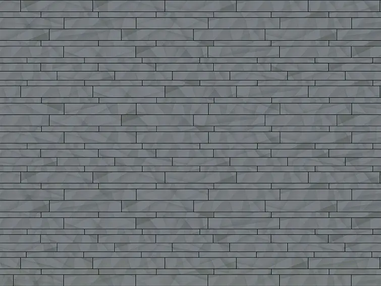 PREFA Siding.X, shema polaganja varijanta 2 (boja svijetlo siva)