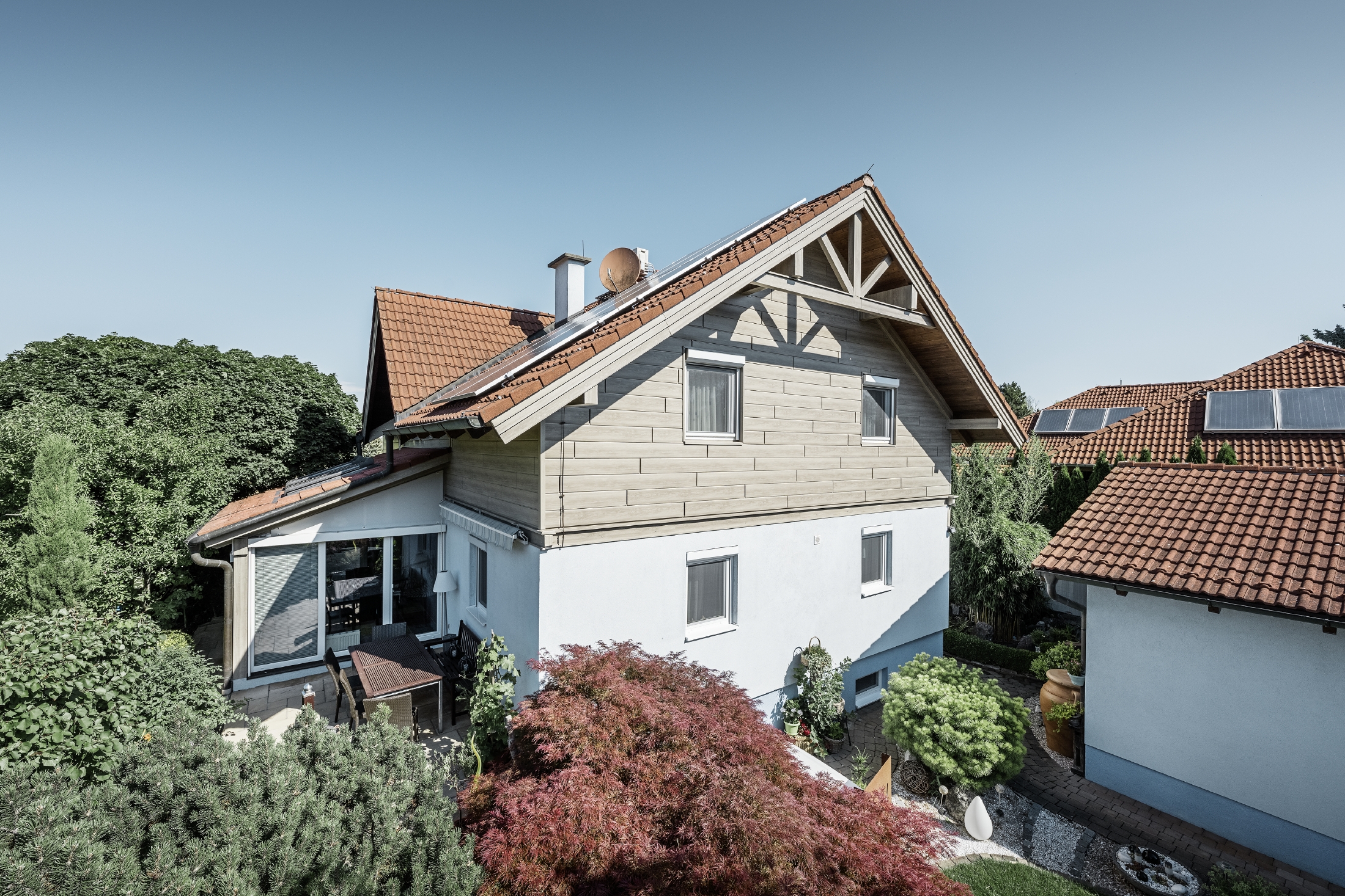 Referentni objekti PREFA Fasadni sustavi Fasadne kazete 39 bež-sivi hrast