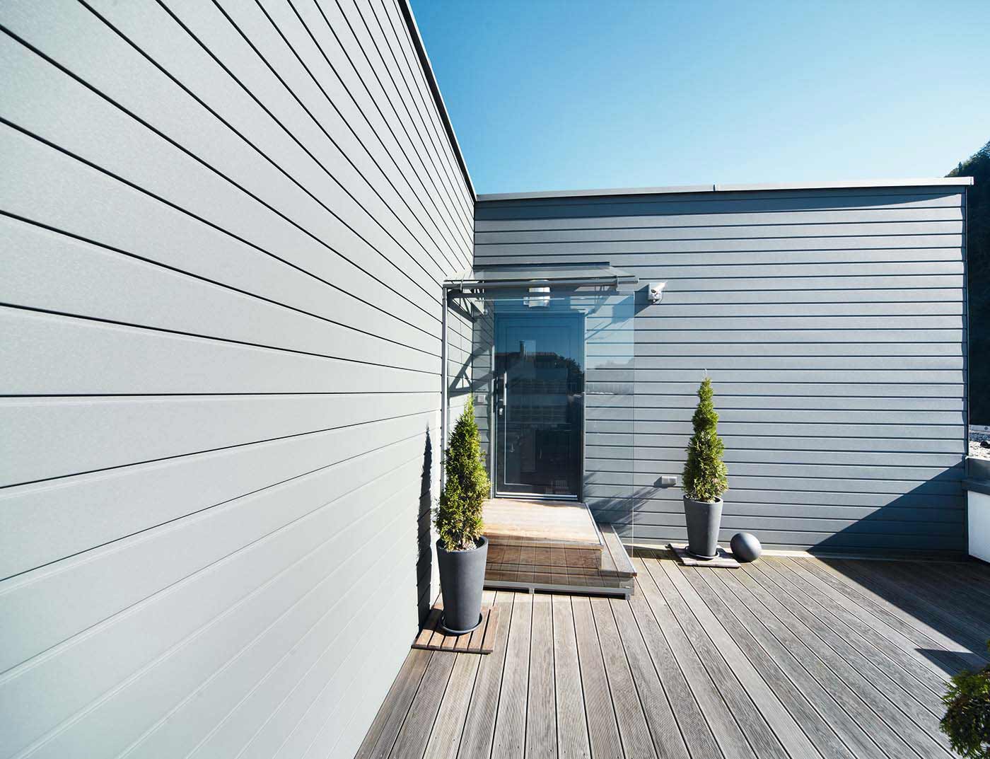 Referentni objekti PREFA Fasadni sustavi Fasadne kazete 07 P.10 svijetlo siva